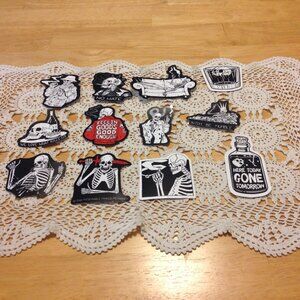 New Black and white stickers, Tear-resistant, high times theme